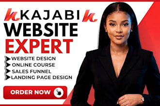 design kajabi website kajabi online course kajabi sales funnel landing page