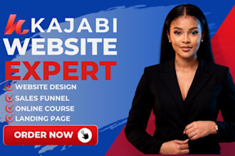 build or redesign your kajabi website, course and sales funnel