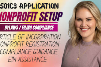 register your 501c3 nonprofit, ein, tax exemption and irs applications in 24hrs