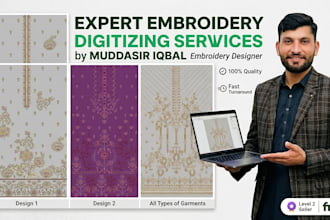 do custom embroidery digitizing in wilcom e4 for necklines and dresses