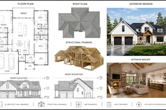 do permit drawing, structural drawing, mep, hvac drawing, autocad 2d floor plan