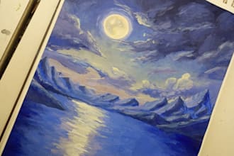 paint a custom piece of art