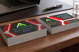 design modern business card and visiting card design