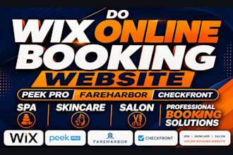 do wix peek pro fareharbor checkfront tours rental   online booking website