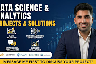 do data analytics, machine learning, data science projects in python