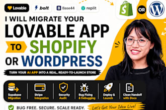 migrate your lovable app to shopify or wordpress