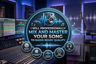 professionally mix and master your song to radio ready quality