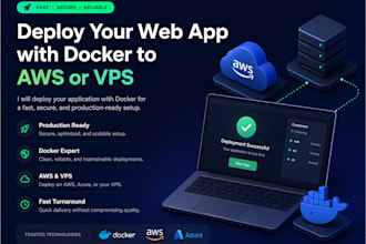 deploy your web app with docker to AWS or vps