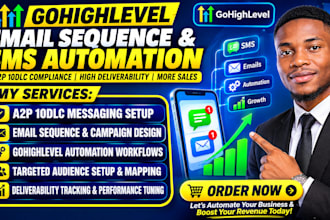 do gohighlevel email sequence ghl automation go highlevel sms campaign a2p 10dlc