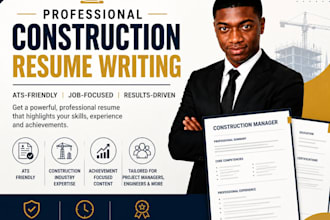 write an ats electrical technician, architecture, construction manager resume