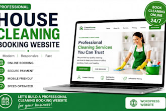 build a house cleaning booking website with bookingkoala