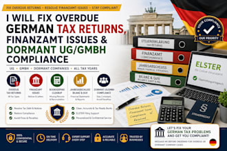 fix overdue german tax returns, finanzamt issues and dormant ug gmbh compliance