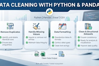 clean and analyze your data using python and pandas