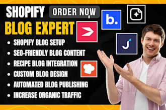 setup shopify blog fiidom tapita vizby bloggle recipe kit jolt autob logger