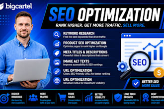 optimize your bigcartel store seo for higher google ranking