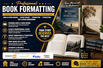 layout your book, KDP ebook, rpg, drivethrurpg, brochure, report, or zine