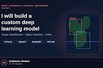 build a deep learning model for image classification or detection