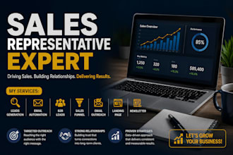 your sales representative for b2b lead generation and outreach