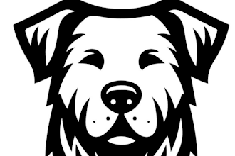 create professional dog logo design