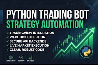 develop custom python trading bot automation
