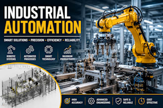 design industrial automation machines and mechanical assemblies in solidworks