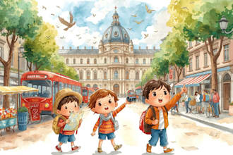 children story book illustration children book illustration hand drawn book art