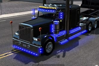 create a ats, ets2 mods including trucks, trailers, maps, and physics tuning