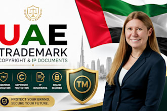prepare uae trademark application, copyright and IP documents