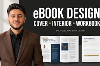 design your ebook, ebook cover and workbook professionally