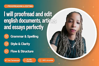 proofread and edit your document for grammar and clarity
