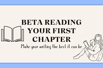 beta read your first chapter