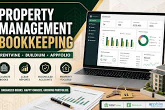 do rentvine, buildium and appfolio property management bookkeeping