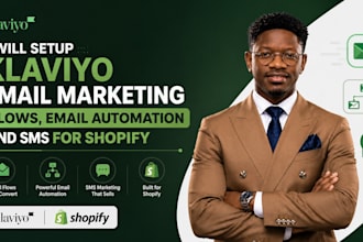 setup klaviyo email marketing flows, email automation, SMS for shopify klaviyo
