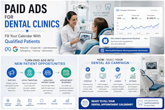 help dental clinics fill their calendars with qualified patients through paid ad