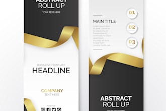 design roll up banner, pull up banner and roller banner