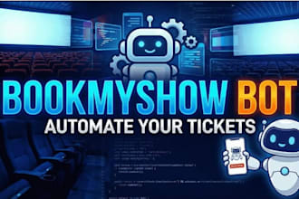 build axs bot, webook bot , bookmyshow bot, queue it , stubhub, seat geek bot