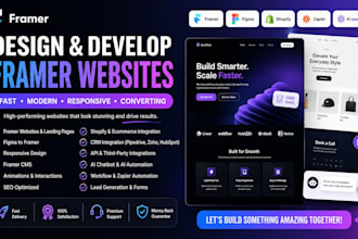 design framer website, framer landing page, figma to framer