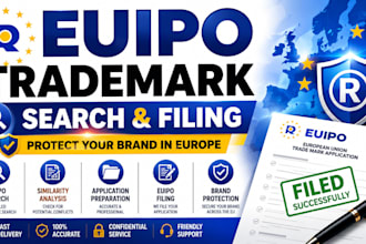 trademark search and file your euipo trademark registration