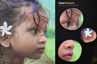 professionally edit and colour grade your portrait photos
