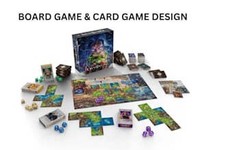 design professional board game card game tabletop game tcg board design game art