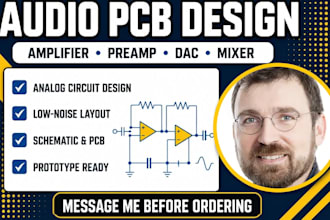 design audio pcb amplifier preamp dac mixer audio electronic audio device