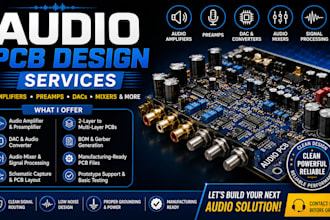 design audio pcb amplifier preamp dac mixer audio electronic audio device