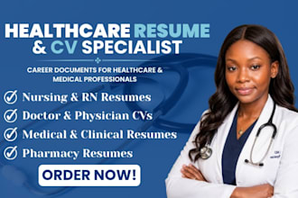 write an ats healthcare, medical, nursing resume or CV
