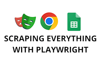scrape dynamic websites using python and playwright