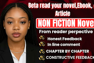 beta read your non fiction book so reader stay hooked and take action