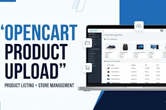 do opencart product upload and store management