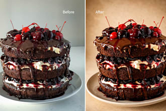 transform ordinary food photos into premium commercial food images