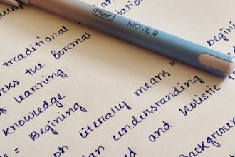 create aesthetic handwritten notes assignments
