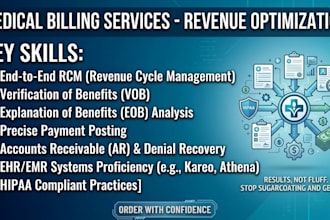 medical billing eob vob checking, payment posting