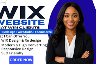 design wix website, redesign wix site, wix studio ecommerce